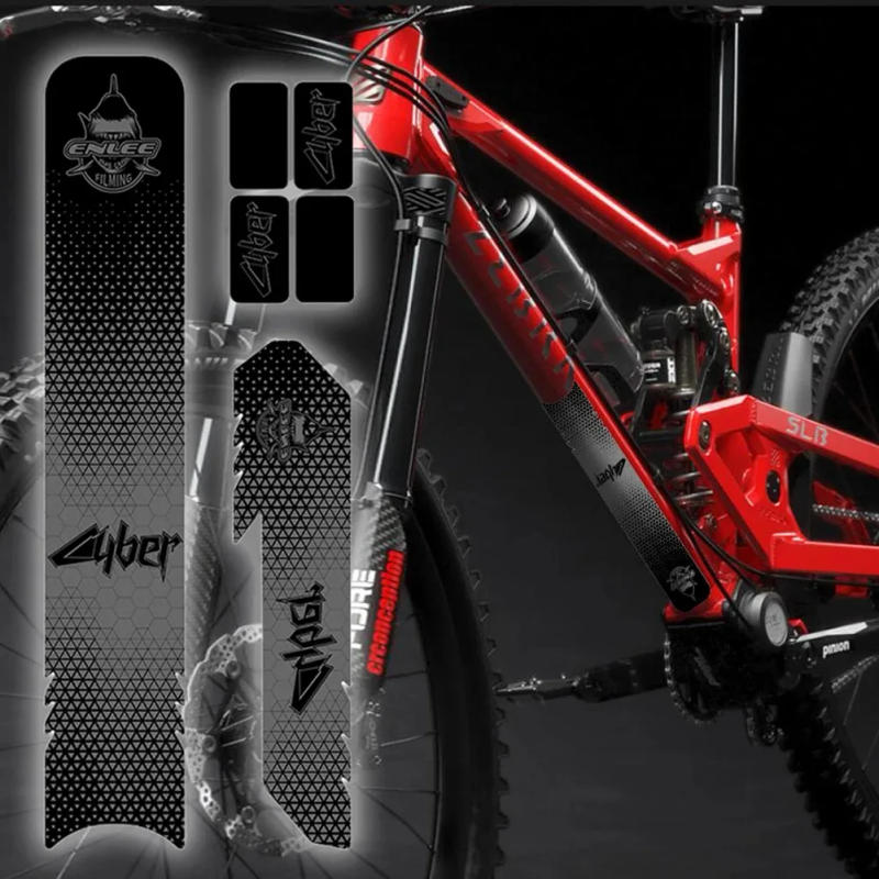 Description Picture 5 of itemBike Chain STICKER Anti Scratch Protector MTB Road Bicycle Carbon Fiber Body Protection Sticker Bike Frame Guard Protector Cover