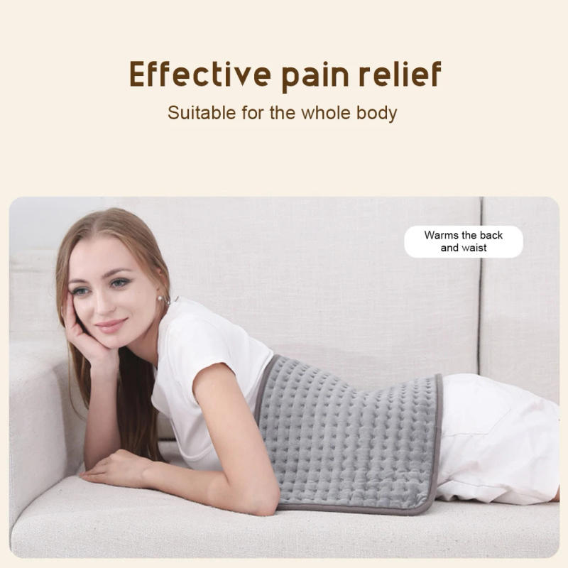 Description Picture 3 of item30x60cm Electric Heating Pad Waterproof Winter Heater Abdomen Shoulder Back Pain Relief Physiotherapy Blanket Warm Mat Sofa Bed