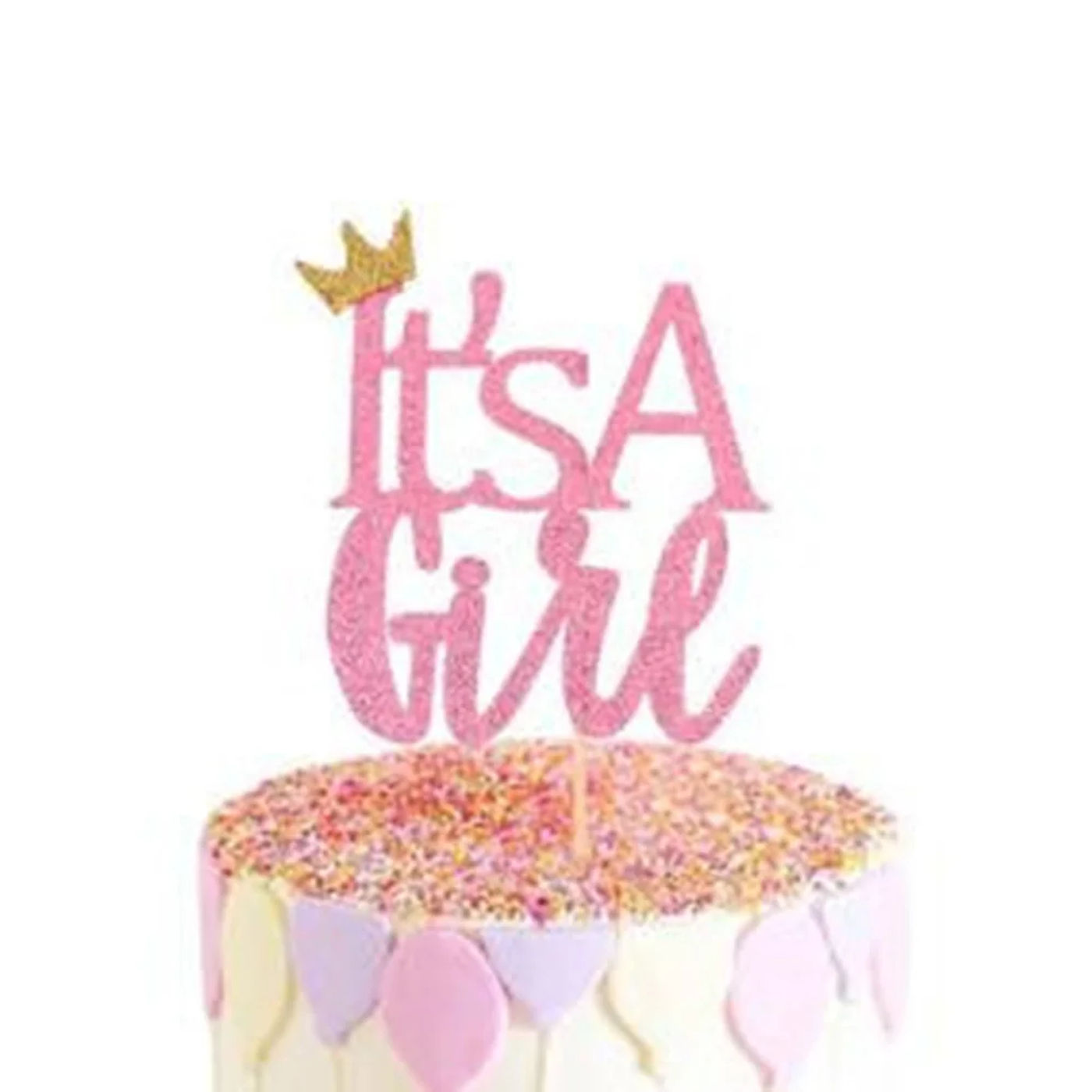 Description Picture 4 of itemPink Blue Boy Girl Cupcake Toppers Baby Gender Reveal Party Decoration Supplies Birthday Party Cake Baking DIY Decoration