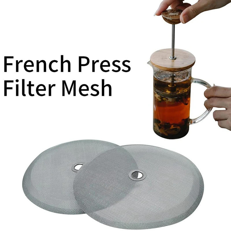 Description Picture 6 of itemFrench Press Replacement Filter Screen Reusable Stainless Steel Mesh Filter For Bodum French Press Coffee Makers