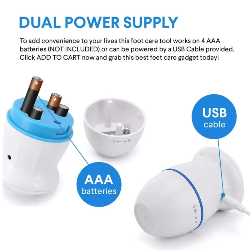 Description Picture 4 of itemElectric Foot Grinder Foot Callus Remover Rechargeable Foot Files Clean Machine Feet Care Tools for Exfoliator Pedicure Device