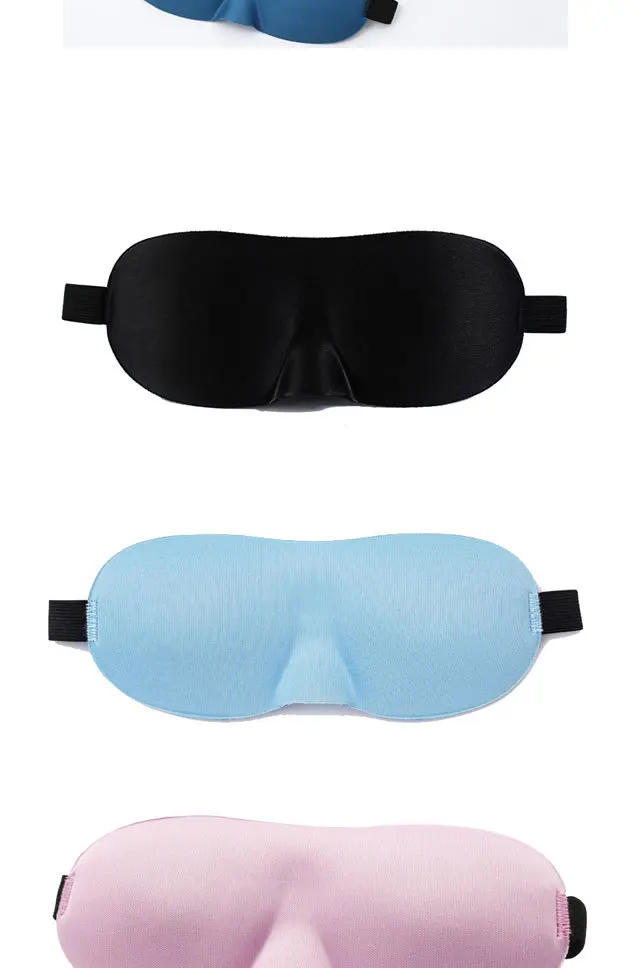Description Picture 4 of item1Pc Blindfold 3D Sleep Mask Natural Sleeping Eye Mask Eyeshade Cover Shade Eye Patch Women Men Soft Portable Travel Eyepatch
