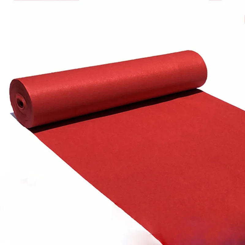 Description Picture 5 of item1.2M Wide Red Wedding Carpet Custom Length Aisle Runner Indoor Outdoor Decoration Carpet Event Party Home Textiles Rug