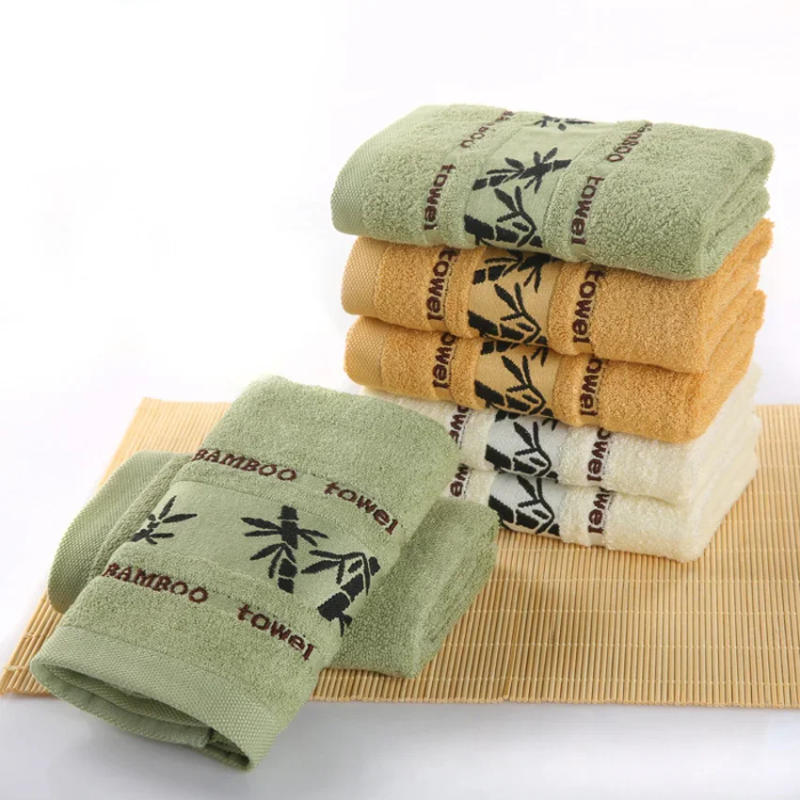 Description Picture 4 of itemBamboo Fiber Towels Set Home Bath Towels for Adults Face Towel  Thick Absorbent  Luxury Bathroom Towels Toalha De Praia