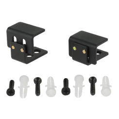 2Pcs Adjustable Sliding Slides Floor Guide for Barn Door Hardware Accessory Sliding Door Slide Rail Mechanism Furniture W/Screws