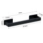 Black Towel Bar