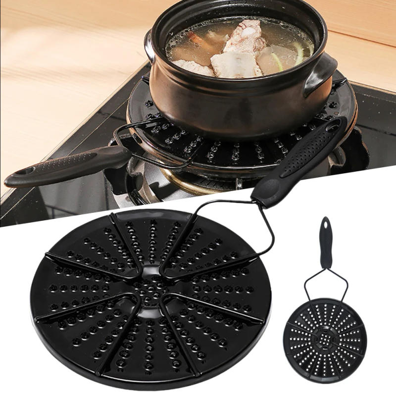 Description Picture 3 of itemGas Stove Stovetop Heat Conduction Plate Stove Diffuser Thawing Tray Fast Defrosting Tray Energy-Saving Pot Protection