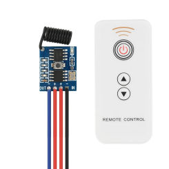 433mhz DC 3.3V 5V 9V 12V 24V Mini Relay Wireless RF Remote Control Switch LED Lamp Controller Micro Receiver Transmitter