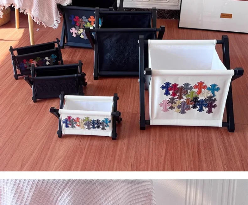 Description Picture 4 of itemTrendy Dressing Room, Soft Classical Light Luxury Style 925 Silver, Solid Wood Frame, Storage Box Basket