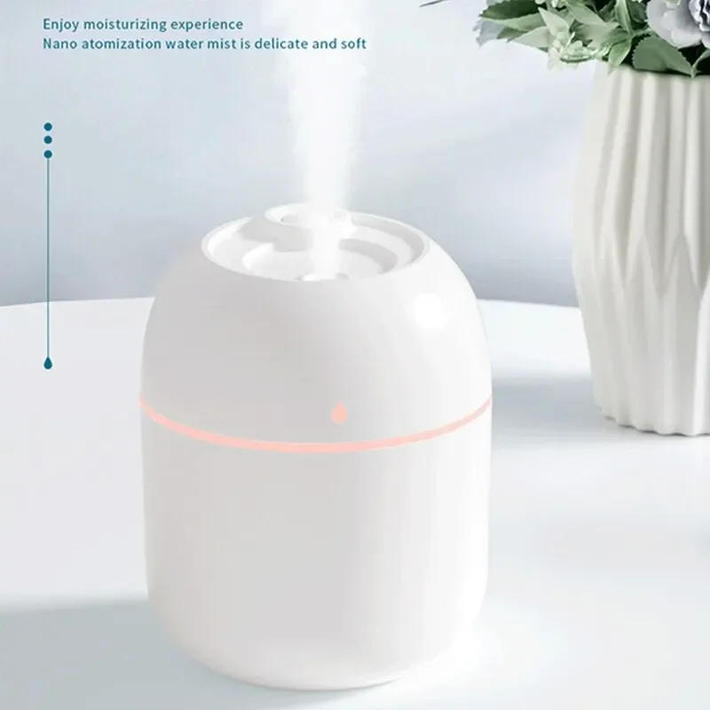 Description Picture 2 of itemPortable Water Drop Humidifier White USB Desktop Indoor Air Atomization Humidifier Household Mute Large Spray Humidifier