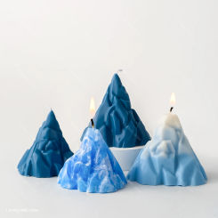 Iceberg Volcano Concrete Silicone Mold Snow Mountain Candle Making Supplies Tools DIY Handmade Soap Resin Ice Mould Home Decor