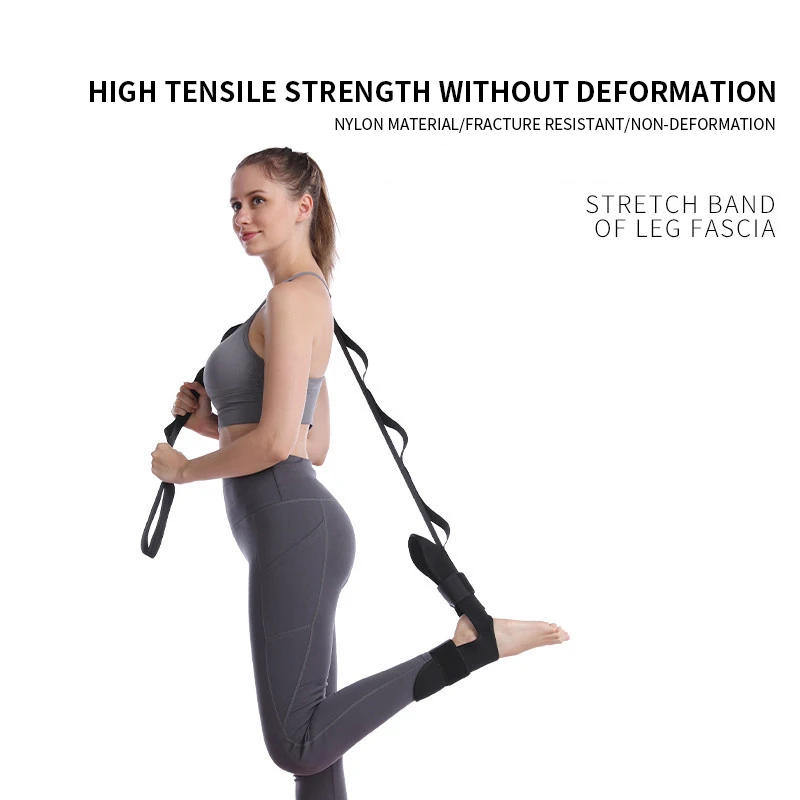 Description Picture 4 of itemYoga Stretch Band Leg Yoga Flexibility Leg Strap Yoga Tension Belt Training Fascia Stretcher Strap Ballet Gymnastics Trainer
