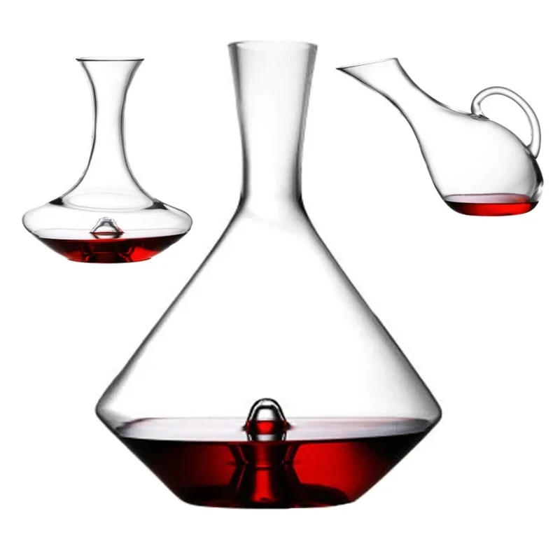 Description Picture 2 of item1000-1500ml Creative Fashion Swan with Handle Decanter Family Bar Gift Feast Gyro Separator Wine Bottle