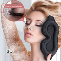 3D Block Out Light Sleeping Eye Mask Memory Foam Silk Sleep Mask Women Men For Eyes Sleep Masker Eye Shade Blindfold Sleep Aid