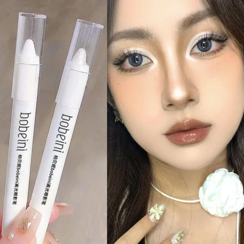 Description Picture 4 of itemShimmering Highlight Stick Undereye Brightener Pencil Glitter White Eyeshadow Pencil for Bright Eyes Smudge-Proof Eye Makeup
