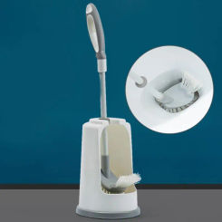 Toilet Bowl Brush Long Handle Toilet Cleaning Brush And Holder Set Maintain A Hygienic & Sparkling Bathroom for Toilet and Tiles