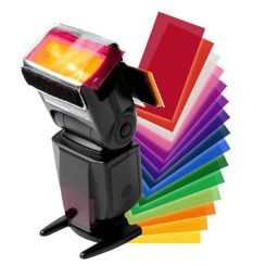 For yongnuo Color Gel Filter Flash Diffuser Soft Box 12 Sets of Colors Studio Flash Camera Diffuser Hot sale
