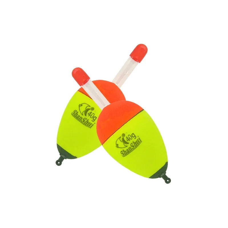 Description Picture 2 of item2/6pcs EVA Luminous Fishing Night Float Light Stick Foam Plastic Bobber Sea Rock Fishing Floats Buoyancy