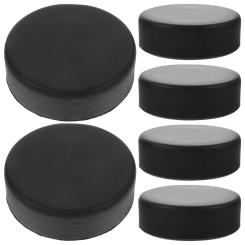 6 Pcs Puck Ice Hockey Sports for Training Pucks Softball Bat Game Race Accessory