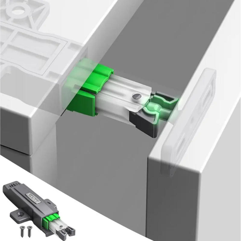 Description Picture 6 of itemRebound Self Locking Device Adjustable Kitchen Buckel Locks Push-Lock Rebounder Heavy Duty Door Rebound Latch for Wardrobe Doors