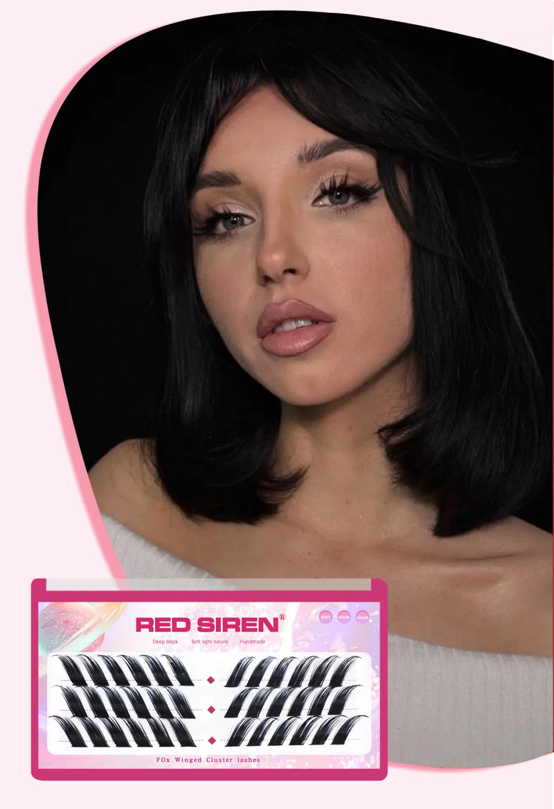 Description Picture 4 of itemLash Clusters New Cat Eye Eyelashes Left+Right Eye Lash Extension 3d Natural Wispy DIY Individual Eyelash