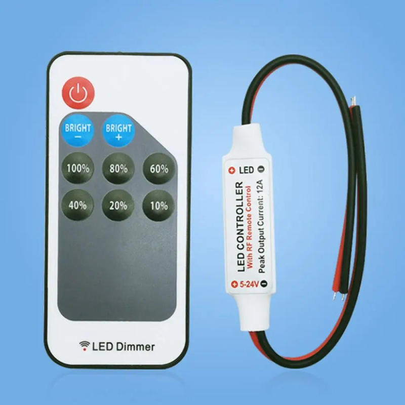 Description Picture 4 of itemRGB Wireless Smart Female Plug to 4Pin Connector DC 5-24 Mini RGB Controller Adaptor LED Light Strip