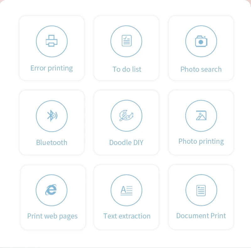 Description Picture 3 of itemMini HD Portable Printer Thermal Paper Picture Shipping Label Title Note Wrong Pocket Inkless Printing Office Home Label Maker