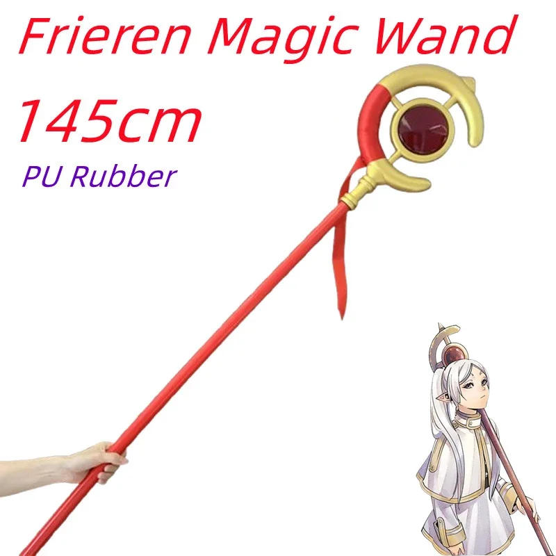 Description Picture 3 of itemFrieren 1:1 Fern Magic Wand Frieren Beyond Journey's End Cosplay Knife Himmel Sword Playing Weapon Safety PU Rubber Gift Toy