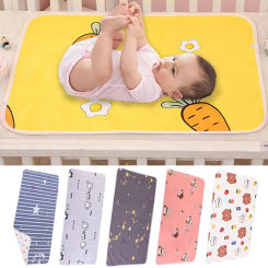 Baby Changing Mat Cover Diaper Mattress Bed Sheets for Newborn Baby Waterproof Portable Change Pad Table Floor Play Mat Reusable