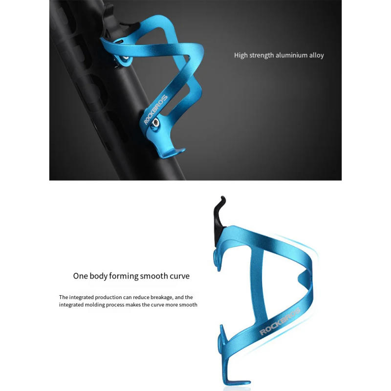 Description Picture 4 of itemROCKBROS Ultra Light MTB Road Bike Bicycle Accessories Aluminum Alloy Sports Water Holder Bottle Cage Mountain Bike Cup Holder