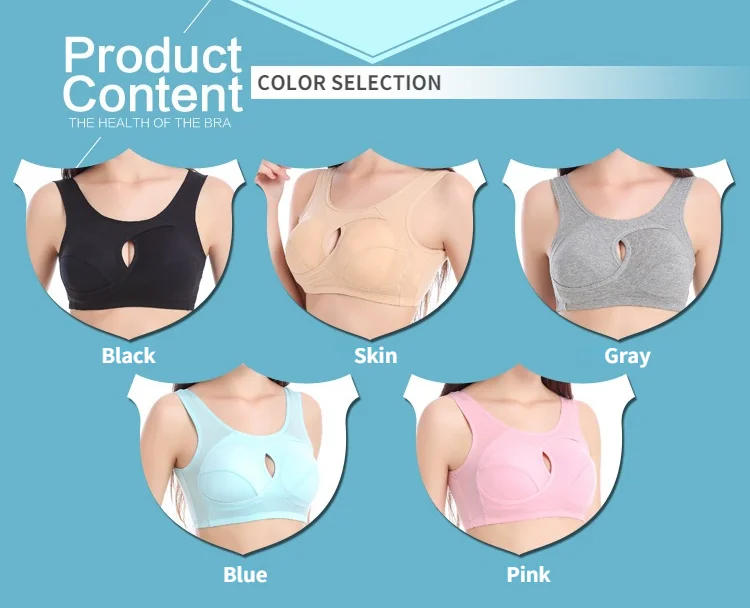 Description Picture 4 of itemS-5XL Sports Bra Women Cotton Push Up Underwear Gym Jogging Crop Top Female Tops Yoga Vest Sport Bras for Women Sutian Feminino