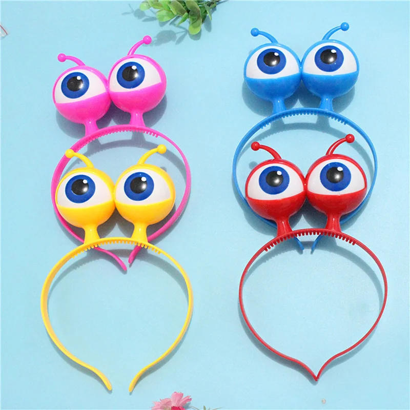 Description Picture 6 of item1Pc Alien Eyeball LED Hair Hoop Flashing Glow Headband Crown Heart Light Up Hairbands Christmas Hair Accessories Glow Party Gift