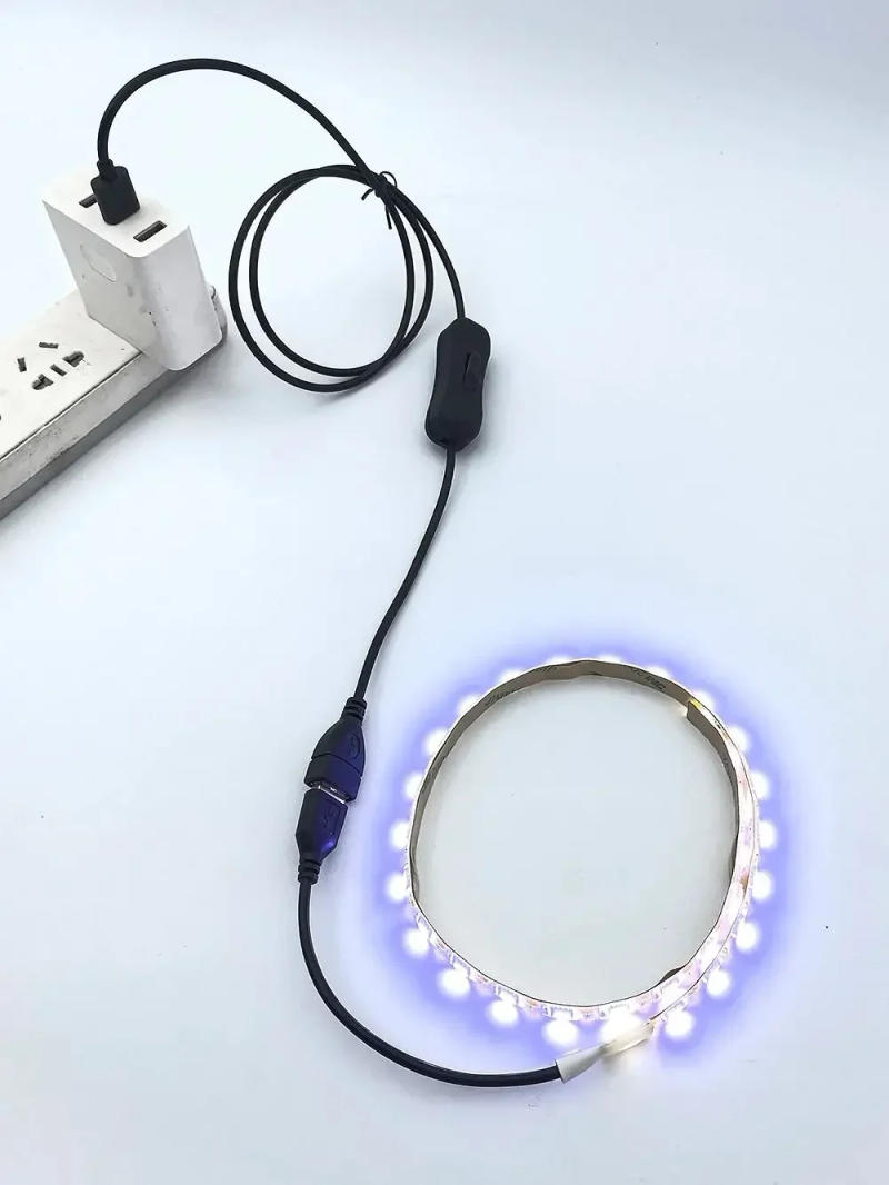 Description Picture 3 of item1m USB Cable Extension Cord With 304 Switch ON/OFF Cable Extension USB 2.0 A Male to A Female Extension Extender Cable