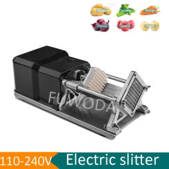Electric French Fries Cutter 0.6/0.9/1.25cm Potato Chips Strips Carrots Cutter Sturdy And Durable Vegetable Shredding Machine