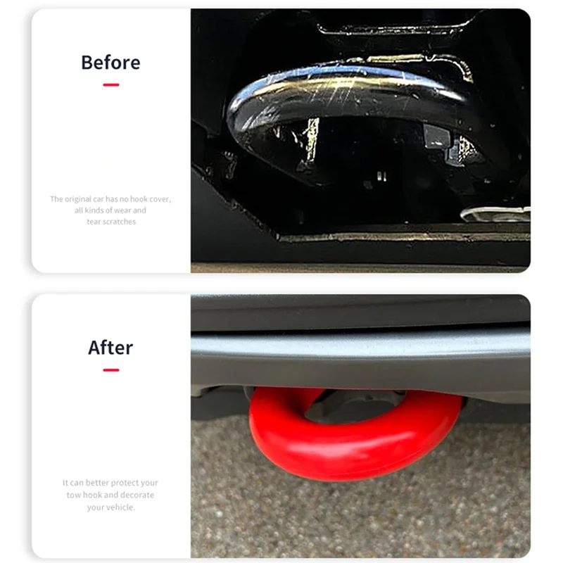 Description Picture 4 of itemB89B-Hitch Cover Front Tow Hooks For Toyota 2017 2018 2019 2020 2021 For Bronco Base