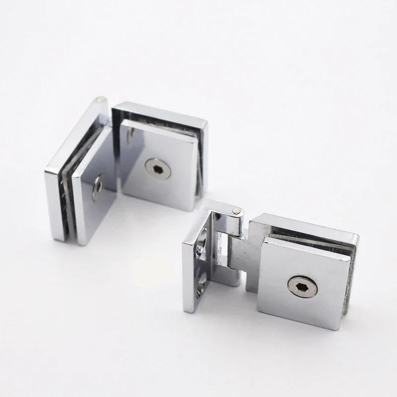 Description Picture 3 of item8-10mm Frameless Bracket Wall to Glass Door Hinges Bathroom Shower Door Bracket Wall Mount Door Hinge New Arrival