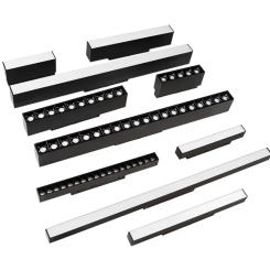 2025 NEW Black Flood Spot Magnetic Track Light 48V RA90 LED Line Lamp 6W10W 20W 30W 40W 60W 112mm 220mm 328mm 435mm 543mm 1080mm