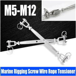 Screw Closed Body Marine Rigging 304 Stainless Steel Hardware Tensioner Length Adjuster Clamp M5-M12 Jaw Turnbuckle Bolt