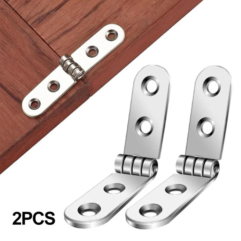 Description Picture 2 of item2pcs 180 Degree Folding Hinges Foldable Table Connecting Hinges Cabinet Door Hinge Heavy Duty Furniture Hardware Accessories