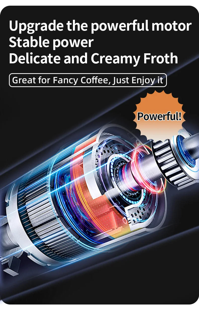 Description Picture 5 of itemWireless Milk Frothers Mini Coffee Maker Whisk Mixer With USB Electric Handheld Blender Electrical For Coffee Cappuccino Cream