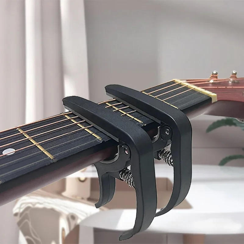 Description Picture 6 of itemGuitar Capo for 6 String Acoustic Classic Guitar Electric Guitar Tuning Clamp Musical Instrument Ukulele Bass Accessories