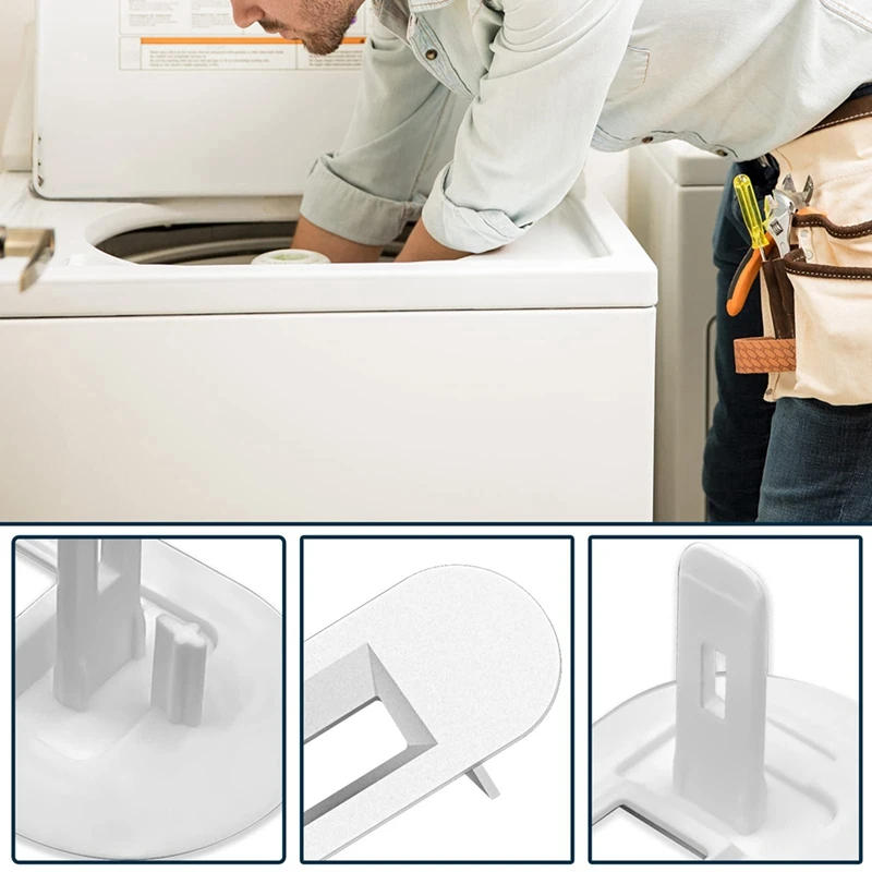 Description Picture 6 of itemWH01X24381 4502680 Washer Lid Lock Bezel, Replacement Part Fit For GE And Hotpoint Top Load Washing Machine Parts Accessories