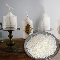 50g/100g Natural Soy Wax For DIY Candle Making Supplies Smokeless Waxed Candles Wicks Handmade Gift Candle Wax Making Crafts