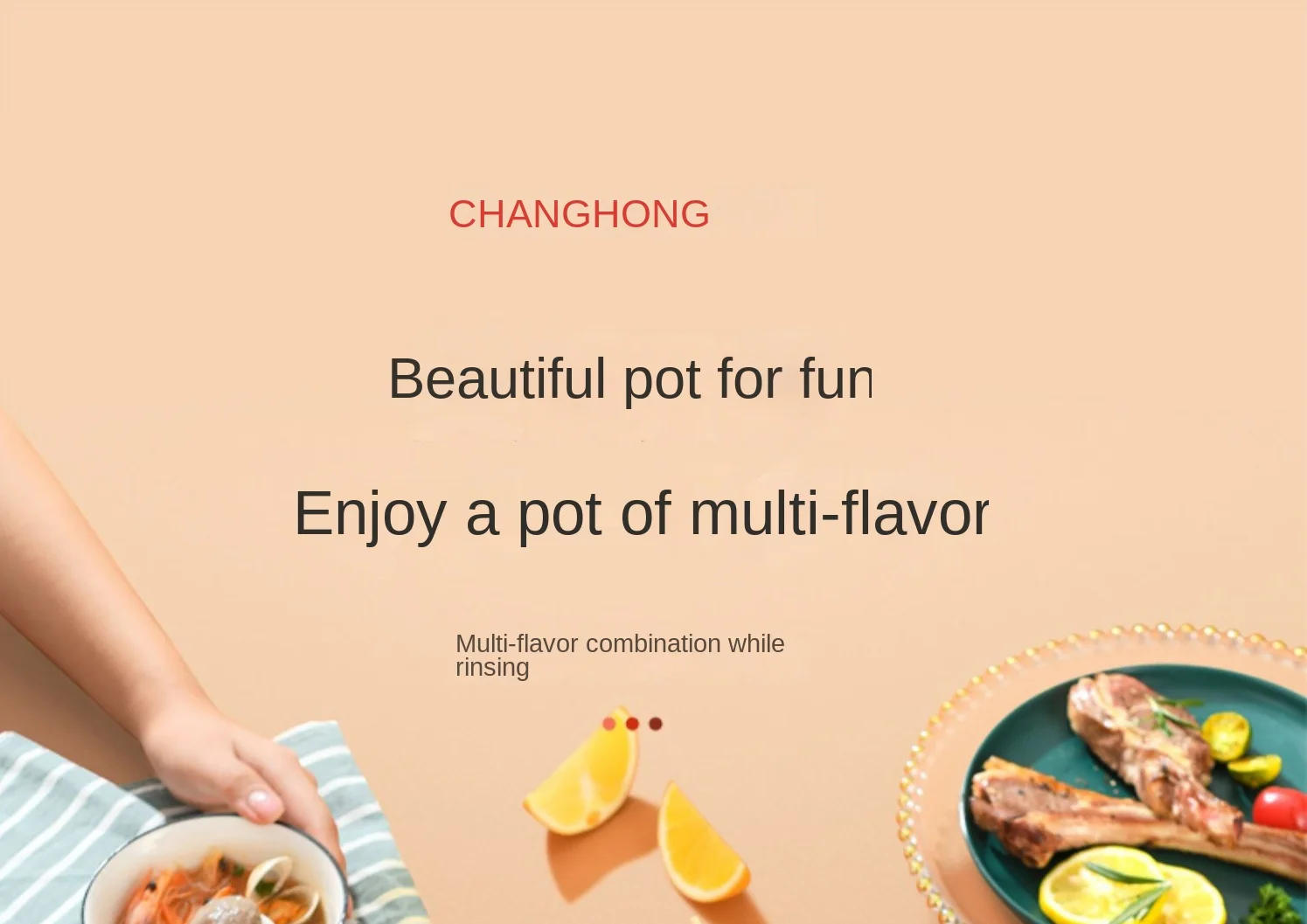 Description Picture 3 of item220V Changhong Electric Hot Pot - Non-Stick Pan and Temperature Control for Safe and Healthy Cooking