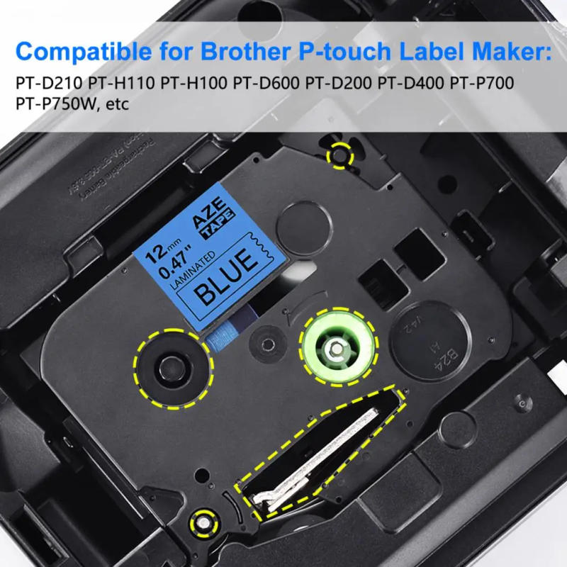 Description Picture 3 of itemNineLeaf 6/9/12/18/24mm 231 Label Tape Compatible for Brother P-Touch Label Printer for TZ 131 231 431 531 631 731 Ribbons