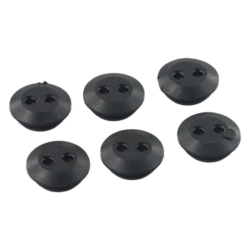 Description Picture 6 of item6Pcs/set Rubber Grommet 2 Hole Fuel Tank Seal Grommet Fuel Tank Rubber Grommet Used For Hedge Trimmer Brush Cutter
