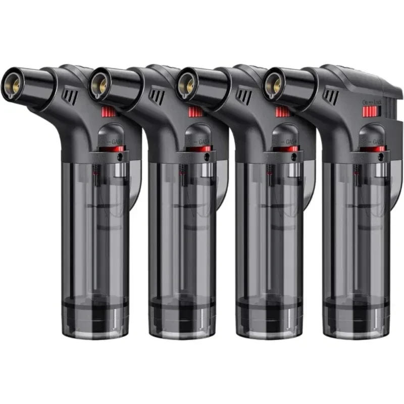 Description Picture 2 of itemWelding Torch Lighter Butane Gas Windproof Lighters Jet Spray Gun Lighter Cigar Accessories Kitchen Cigars Ignition New Gadgets