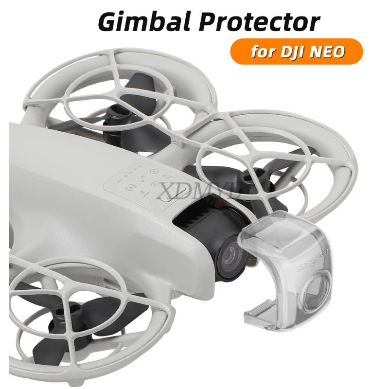 Description Picture 3 of itemFor DJI Neo Gimbal Plastic Lens Cover Transparent Grey Simple Scratch Resistant Protective Cover Lens Case Drone Accessories