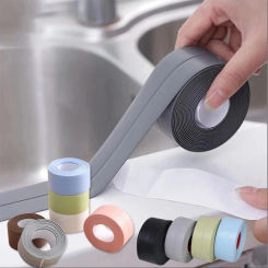 Waterproof Sealing Tape Border Tape Anti-mildew Caulking Sealed Waterproof Isolate Tape For Bathroom Kitchen Supplies