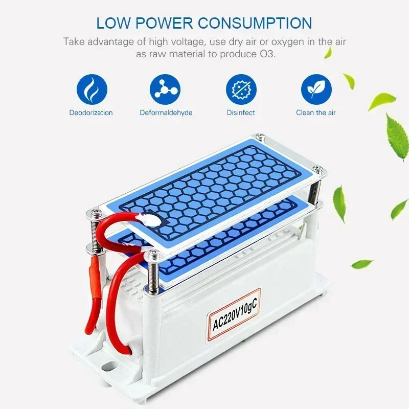 Description Picture 3 of itemOzone Generator 220v 10g home Air Purifier Ozonizador Ozonator Cleaner Mini Ozon Generator Ozonizer Sterilization Odor